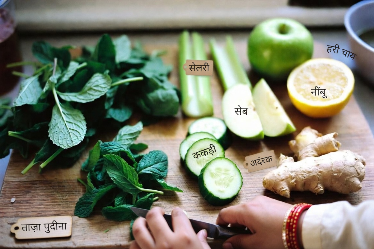 अपने लीवर के स्वास्थ्य को सहारा देने और रोज़ाना ऊर्जा बढ़ाने के लिए इस आसान सुबह के ग्रीन ड्रिंक की रेसिपी जानें