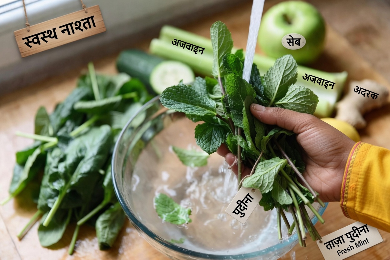 अपने लीवर के स्वास्थ्य को सहारा देने और रोज़ाना ऊर्जा बढ़ाने के लिए इस आसान सुबह के ग्रीन ड्रिंक की रेसिपी जानें