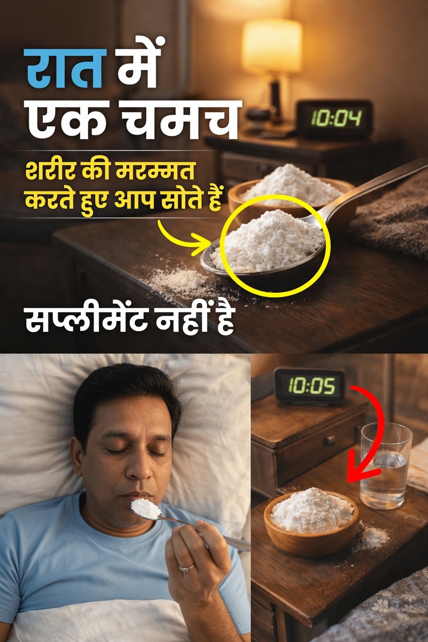सोने से पहले इस प्राकृतिक पाउडर का एक चम्मच लेने पर क्या होता है