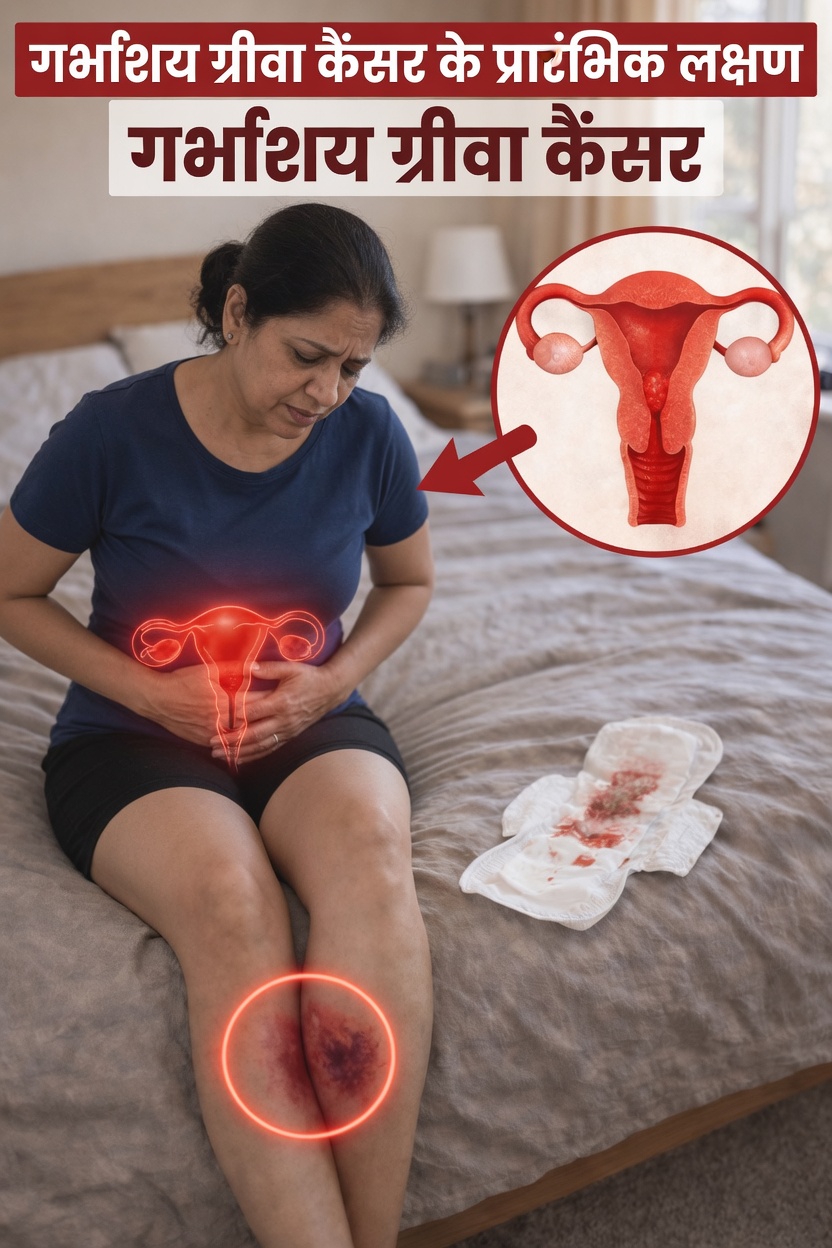 गर्भाशय ग्रीवा के कैंसर के 9 शुरुआती चेतावनी संकेत जिन्हें ज़्यादातर महिलाएँ बहुत देर होने तक नज़रअंदाज़ करती हैं