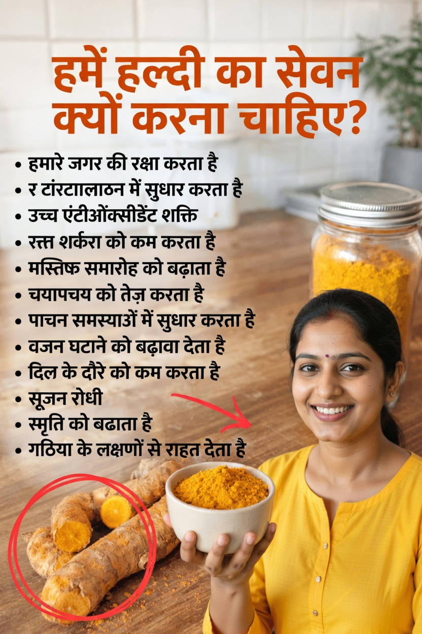 हम अपनी दैनिक दिनचर्या में हल्दी क्यों शामिल करें?