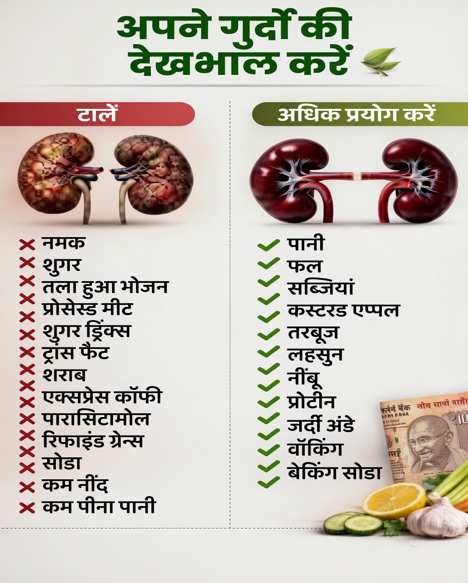 रोज़मर्रा की आदतों और विकल्पों के माध्यम से किडनी के स्वास्थ्य को स्वाभाविक रूप से समर्थन देने के तरीके