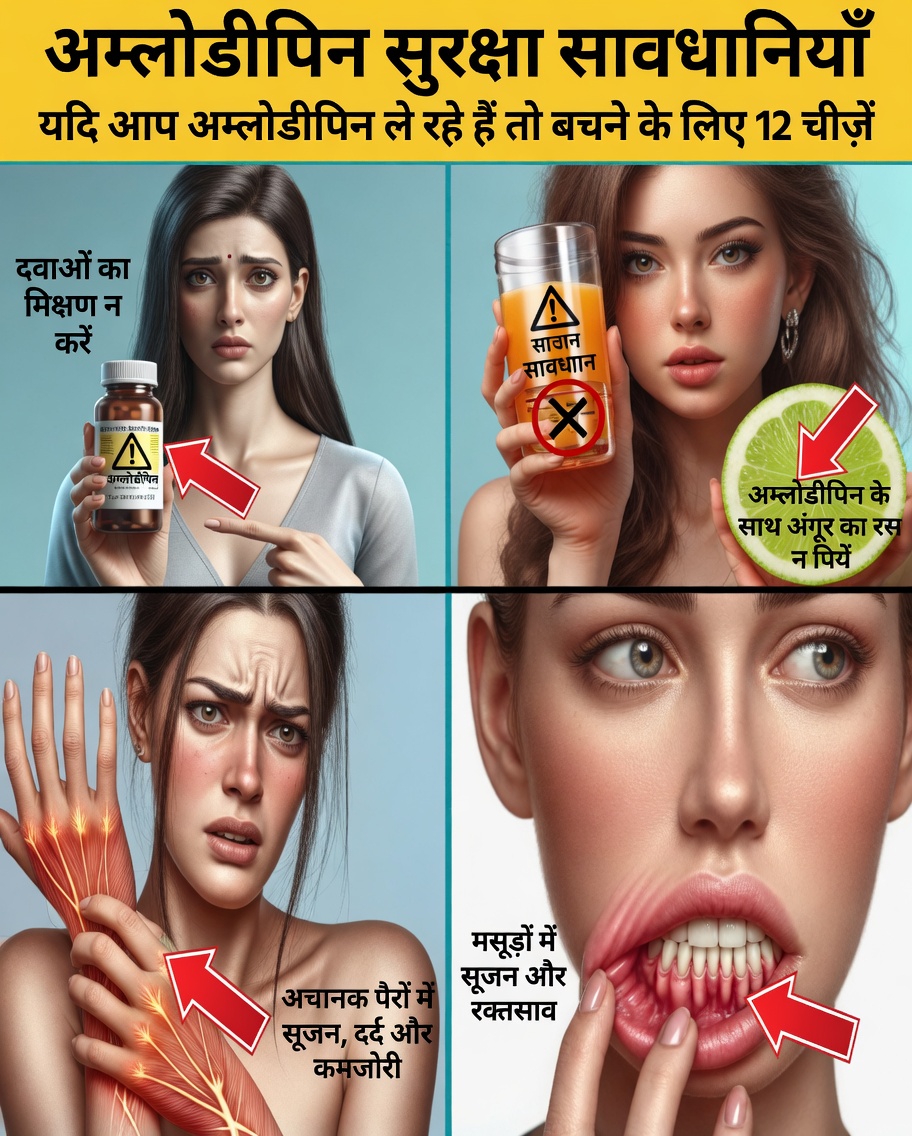 अगर आप एम्लोडिपिन ले रहे हैं, तो इस साल आपको ये 8 आदतें छोड़ देनी चाहिए – और क्यों