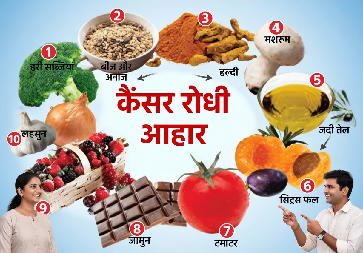 रोज़मर्रा के खाद्य पदार्थ जो कैंसर से लड़ने में आपके स्वास्थ्य का समर्थन कर सकते हैं