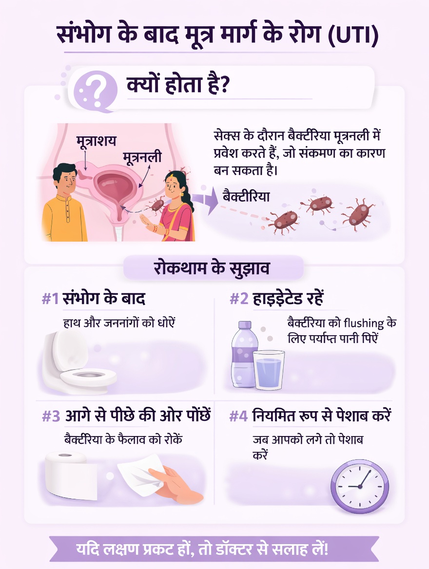 से.. के बाद पेशाब करना एक सरल आदत क्यों है जो आपके मूत्र मार्ग के स्वास्थ्य को सहारा देती है