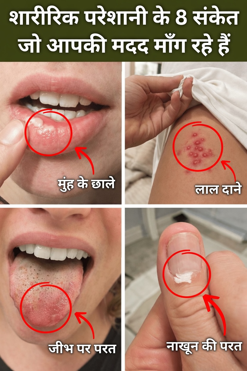 8 आम संकेत कि आपका शरीर शायद आपसे अधिक ध्यान देने की मांग कर रहा है