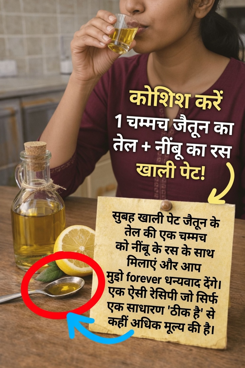 क्या खाली पेट नींबू के रस के साथ जैतून का तेल पीना सच में आज़माने लायक है?