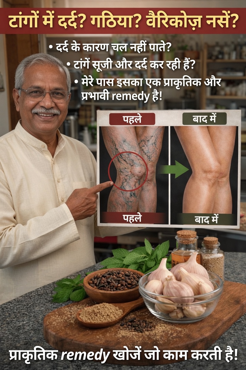 पैरों के आराम और स्वस्थ रक्तसंचार के समर्थन के लिए प्राकृतिक दैनिक आदतें और रसोई की सरल सामग्री जानें