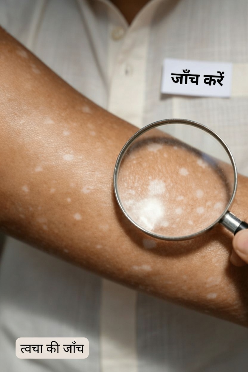 बाँहों और पैरों पर ये छोटे सफेद धब्बे क्या हैं?