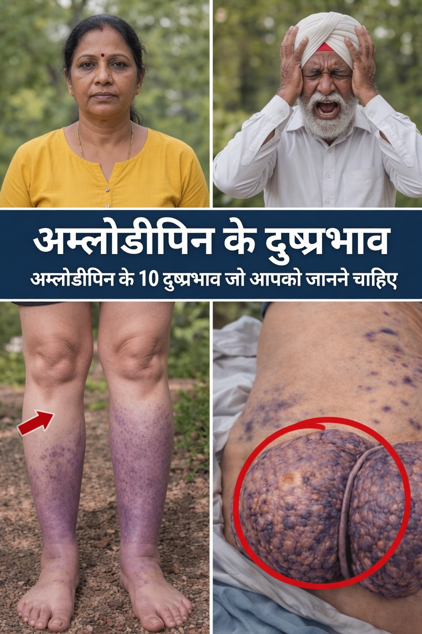 एम्लोडिपिन के 12 प्रमुख दुष्प्रभाव जानें और अधिक आराम महसूस करने के लिए आसान दैनिक सुझाव अपनाएँ