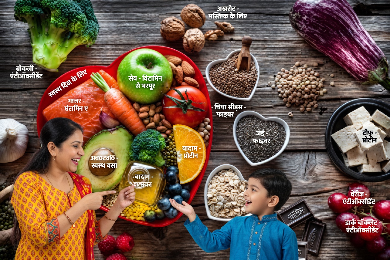 हृदय स्वास्थ्य को सहारा देने और स्वस्थ रक्तसंचार को स्वाभाविक रूप से बढ़ावा देने के लिए सबसे अच्छा दैनिक भोजन क्या है?