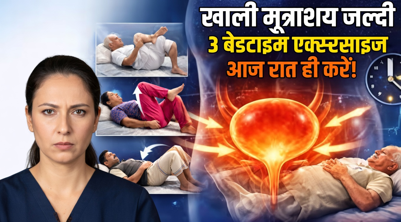नींद से पहले अपने मूत्राशय को अधिक प्रभावी ढंग से खाली करने में मदद करने वाले 3 आसान सोने से पहले के व्यायाम खोजें