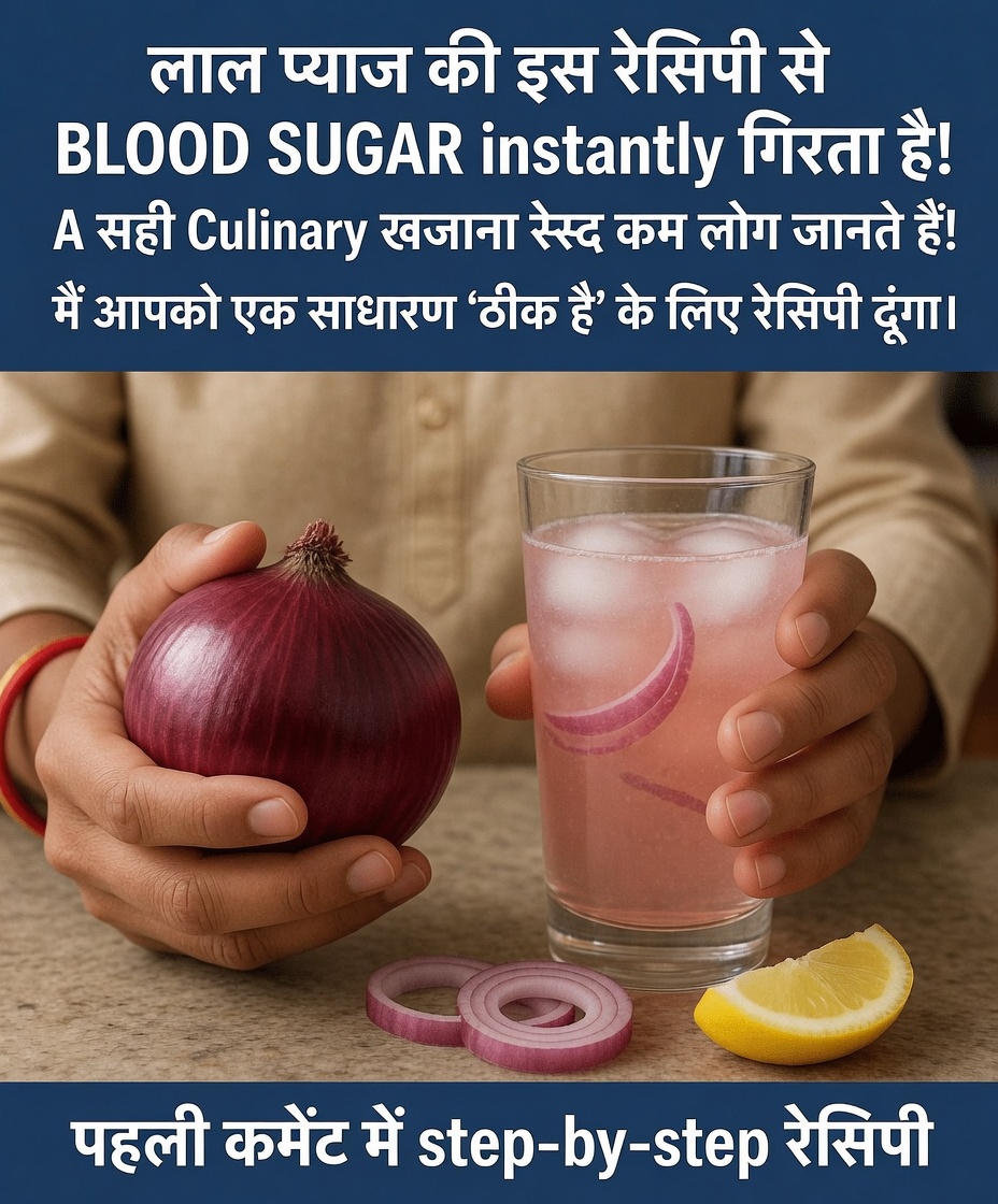 जानें कि लाल प्याज आपकी दैनिक दिनचर्या के हिस्से के रूप में स्वस्थ रक्त शर्करा स्तर का समर्थन कैसे कर सकता है