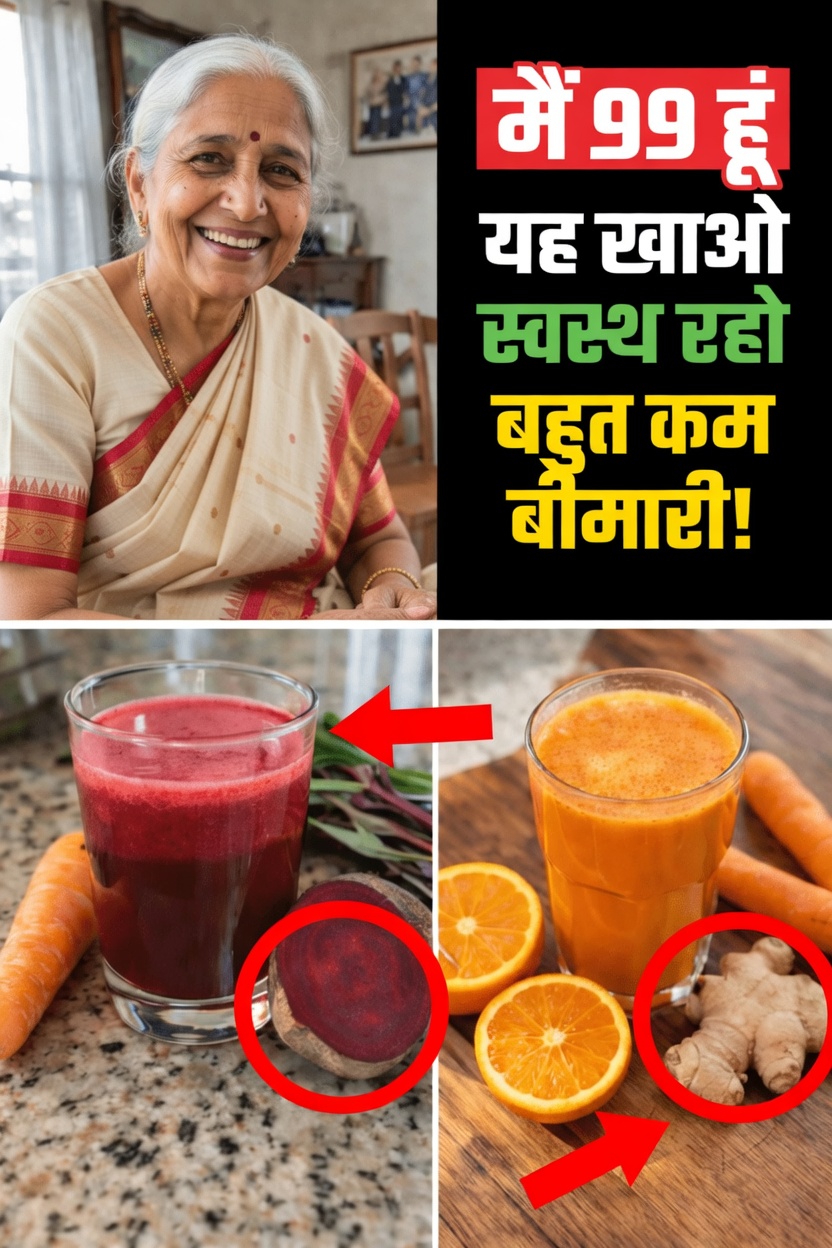 डॉ. नॉर्मन वॉकर 99 की उम्र में ताज़ी सब्जियों के रस से कैसे ऊर्जावान बने रहे – अपनाने लायक सरल दैनिक आदतें