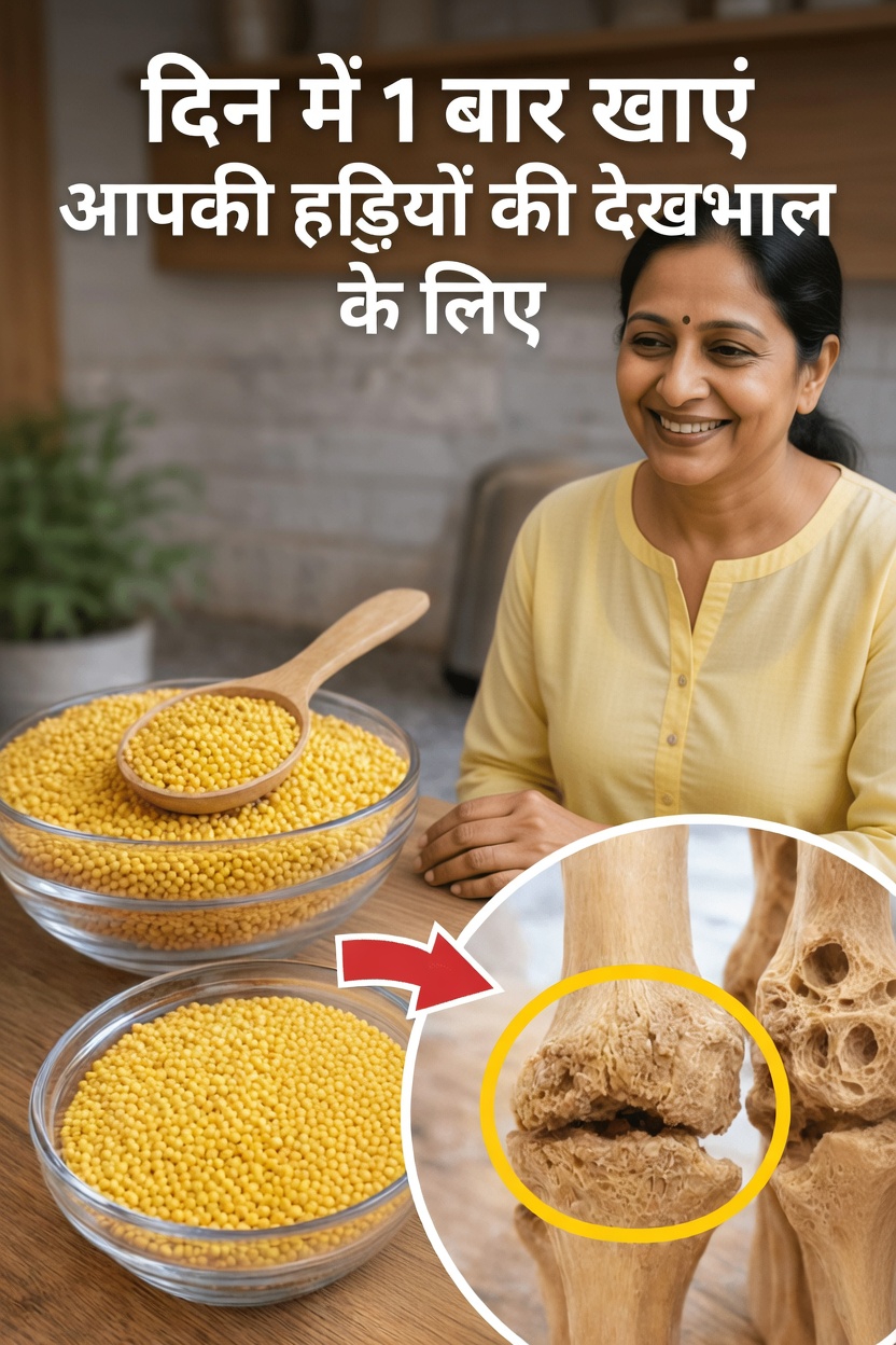 जानें कि दिन में एक बार राई के बीज खाने से आपके हड्डियों के स्वास्थ्य को प्राकृतिक रूप से सहारा कैसे मिल सकता है