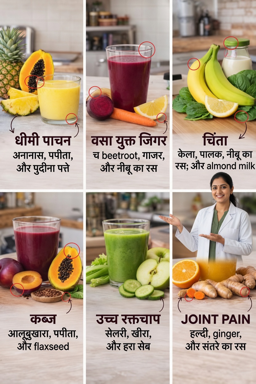 प्राकृतिक डिटॉक्स जूस: आपके शरीर के दैनिक स्वास्थ्य को सहारा देने के लिए सरल रेसिपी