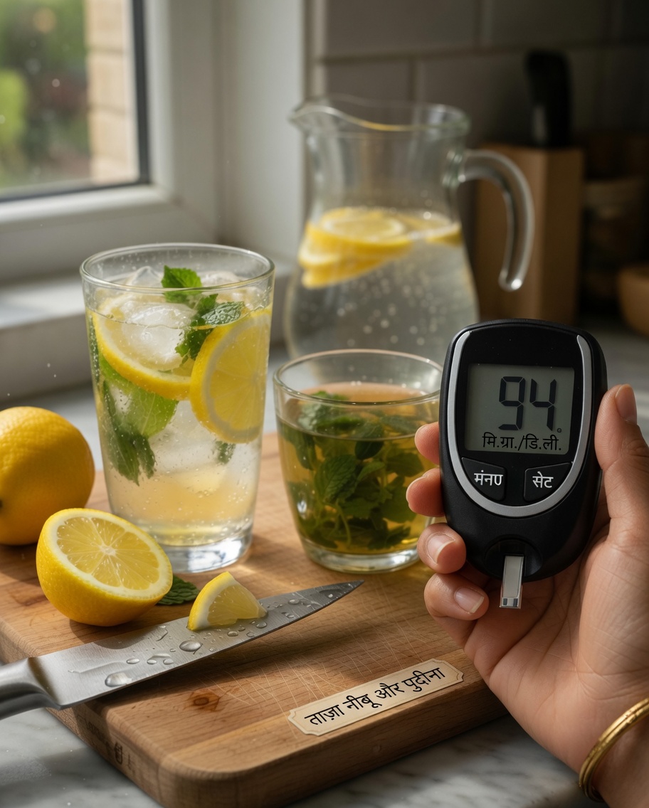 स्वस्थ रक्त शर्करा स्तर का समर्थन करने के लिए इस सरल नींबू और पुदीना पेय को रोज़ाना कैसे तैयार करें