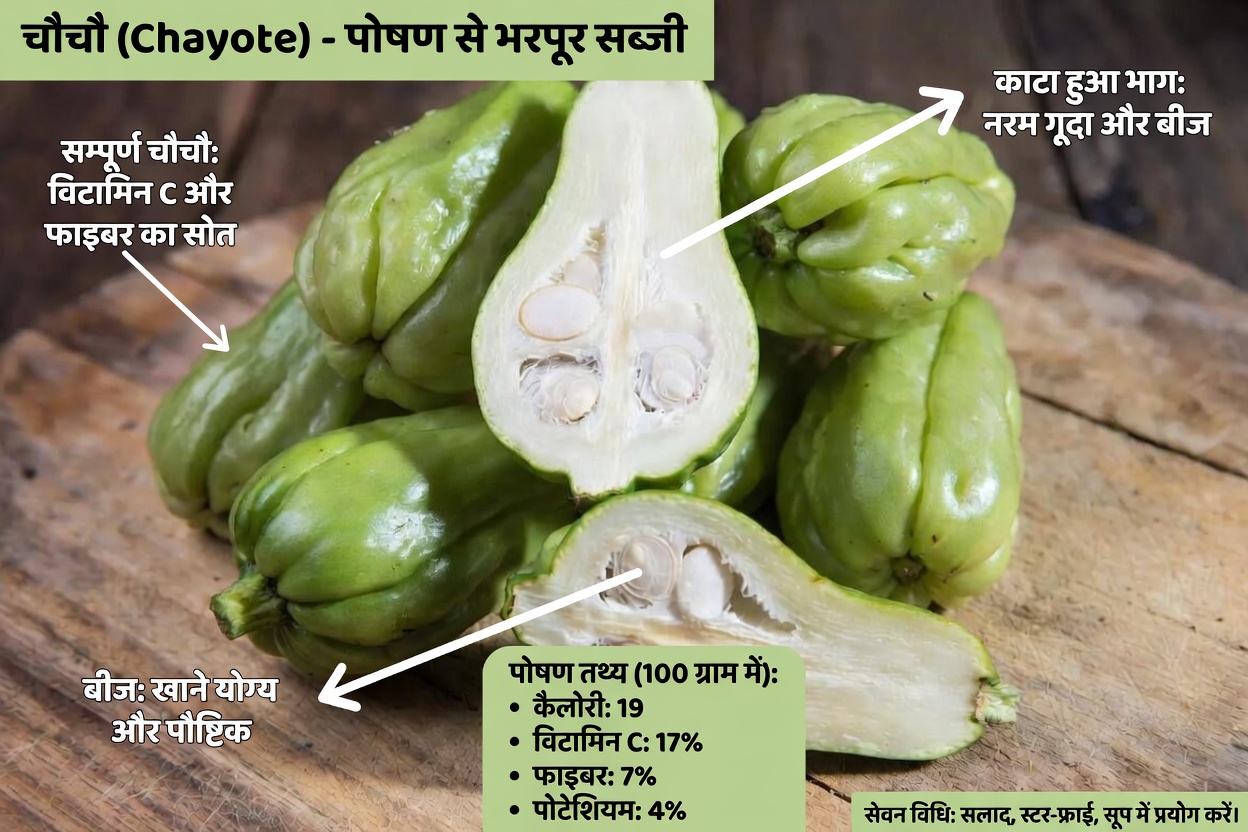 चायोटे: क्या यह रोज़मर्रा की सब्ज़ी आपके जोड़ों की आरामदायकता और दैनिक स्वास्थ्य का समर्थन कर सकती है?