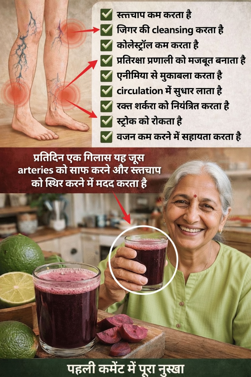 उस सरल दैनिक जूस आदत को जानें जो प्राकृतिक रूप से स्वस्थ रक्त संचार और रक्तचाप का समर्थन करती है