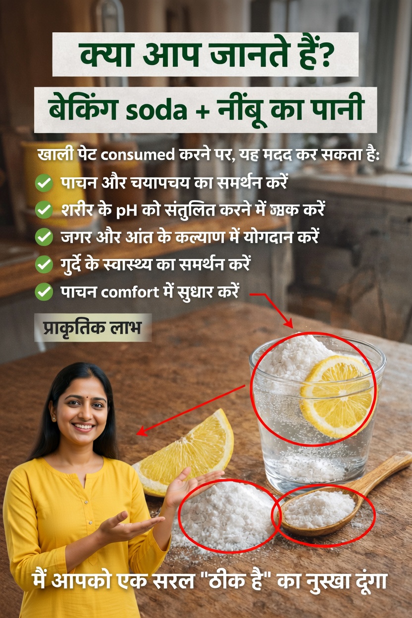 बेकिंग सोडा और नींबू पानी: जब आप इन्हें मिलाते हैं तो वास्तव में क्या होता है?