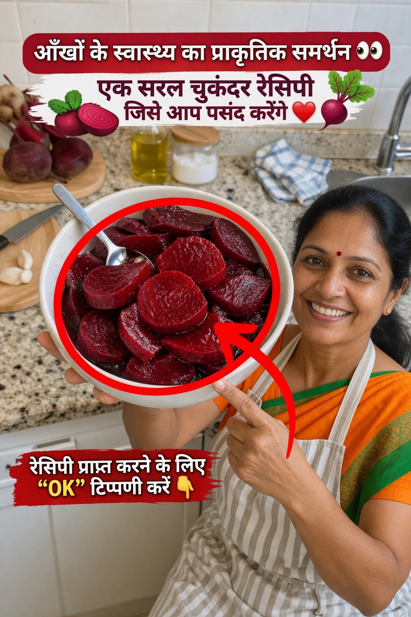 एक सरल चुकंदर की रेसिपी कैसे बनाएं जो आपकी आंखों के स्वास्थ्य को प्राकृतिक रूप से सहारा देने में मदद कर सकती है