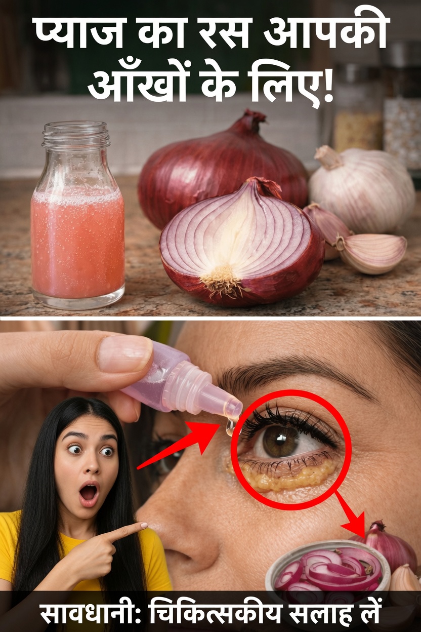 आँखों के लिए प्याज़ का रस: क्या यह रसोई का आम घटक आपकी दृष्टि स्वास्थ्य का समर्थन कर सकता है?