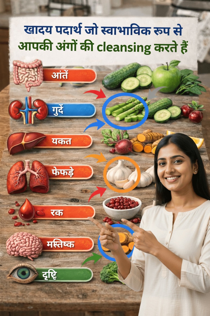 कैसे रोज़मर्रा के खाद्य पदार्थ आपके शरीर की प्राकृतिक सफाई प्रक्रियाओं का समर्थन कर सकते हैं