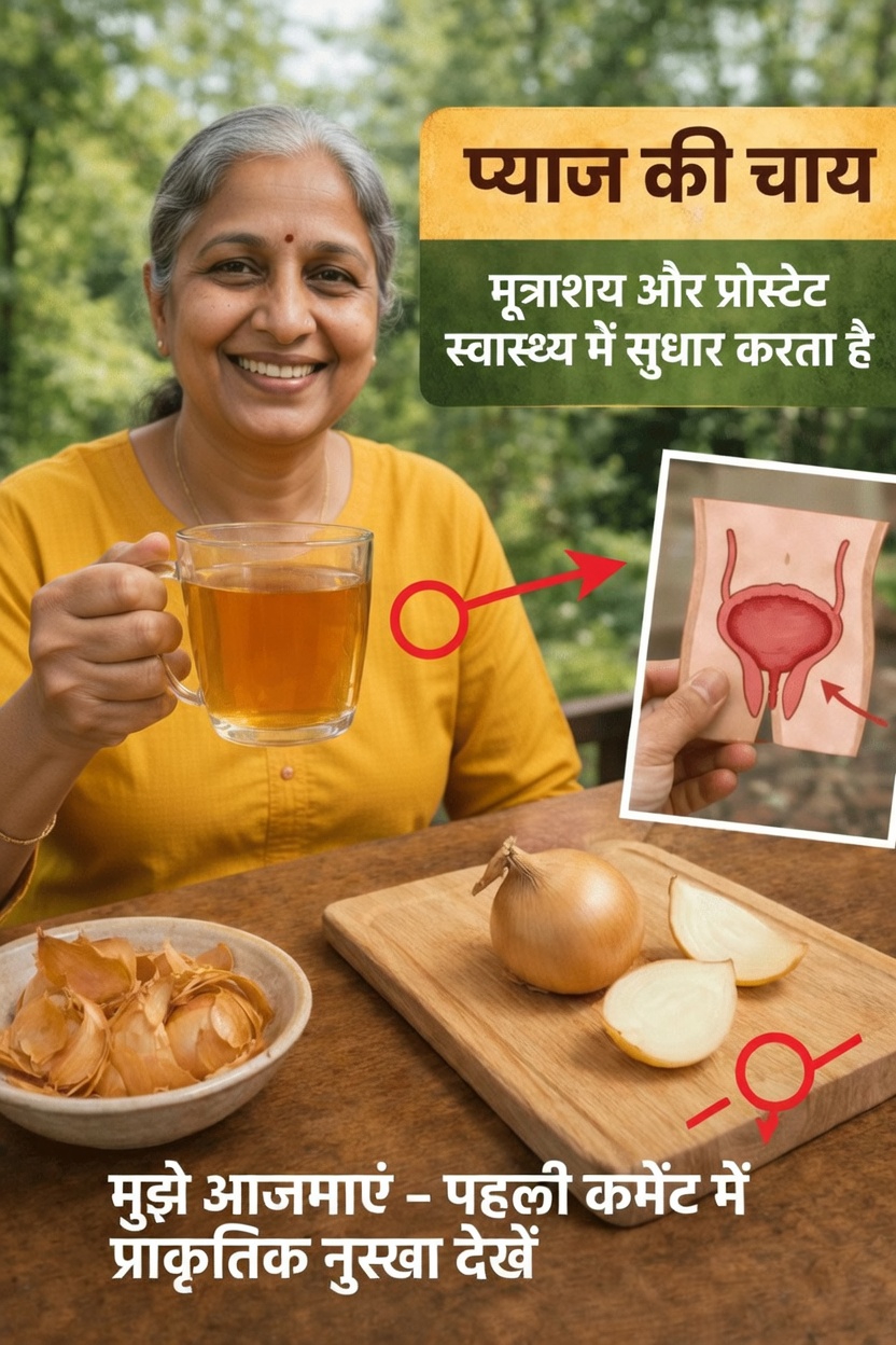 क्या आपने रोज़मर्रा के मूत्र संबंधी आराम के लिए प्याज़ की चाय आज़माई है?