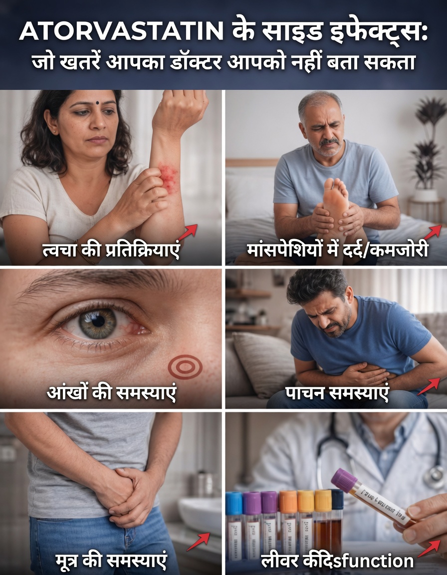 एटोरवास्टैटिन के 15 संभावित दुष्प्रभाव जिनके बारे में आपको पता होना चाहिए: मरीजों के लिए एक उपयोगी मार्गदर्शिका
