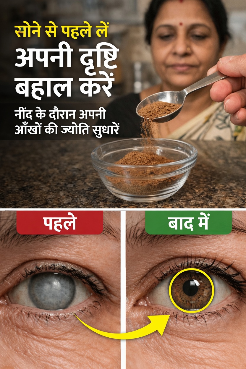 सोने से पहले एक चम्मच लेने की उस आदत को जानें जिसे 60 वर्ष से अधिक उम्र के वयस्क अपनी दृष्टि को स्वाभाविक रूप से सहारा देने के लिए आज़मा रहे हैं