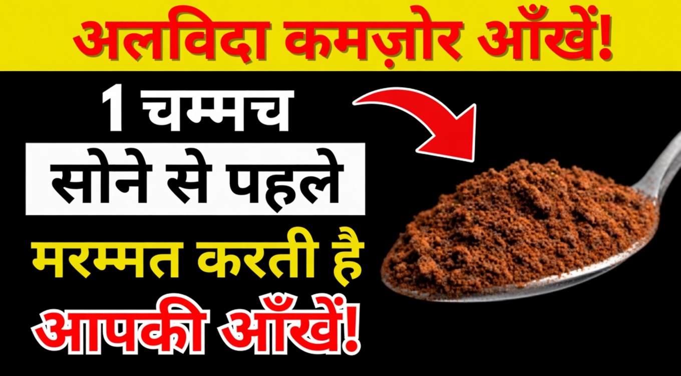 सोने से पहले एक चम्मच लेने की उस आदत को जानें जिसे 60 वर्ष से अधिक उम्र के वयस्क अपनी दृष्टि को स्वाभाविक रूप से सहारा देने के लिए आज़मा रहे हैं