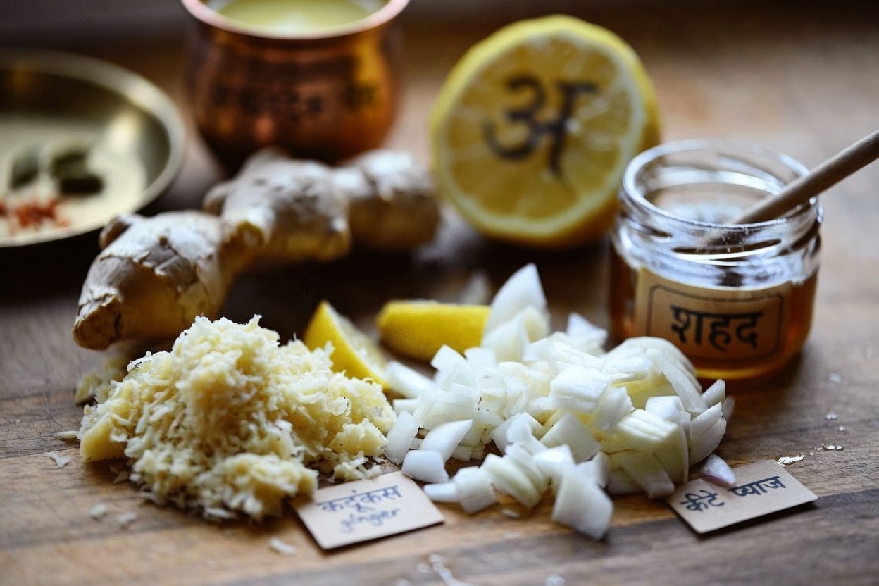 क्या आपने यह सरल अदरक, प्याज, लहसुन, नींबू और शहद का मिश्रण आज़माया है?