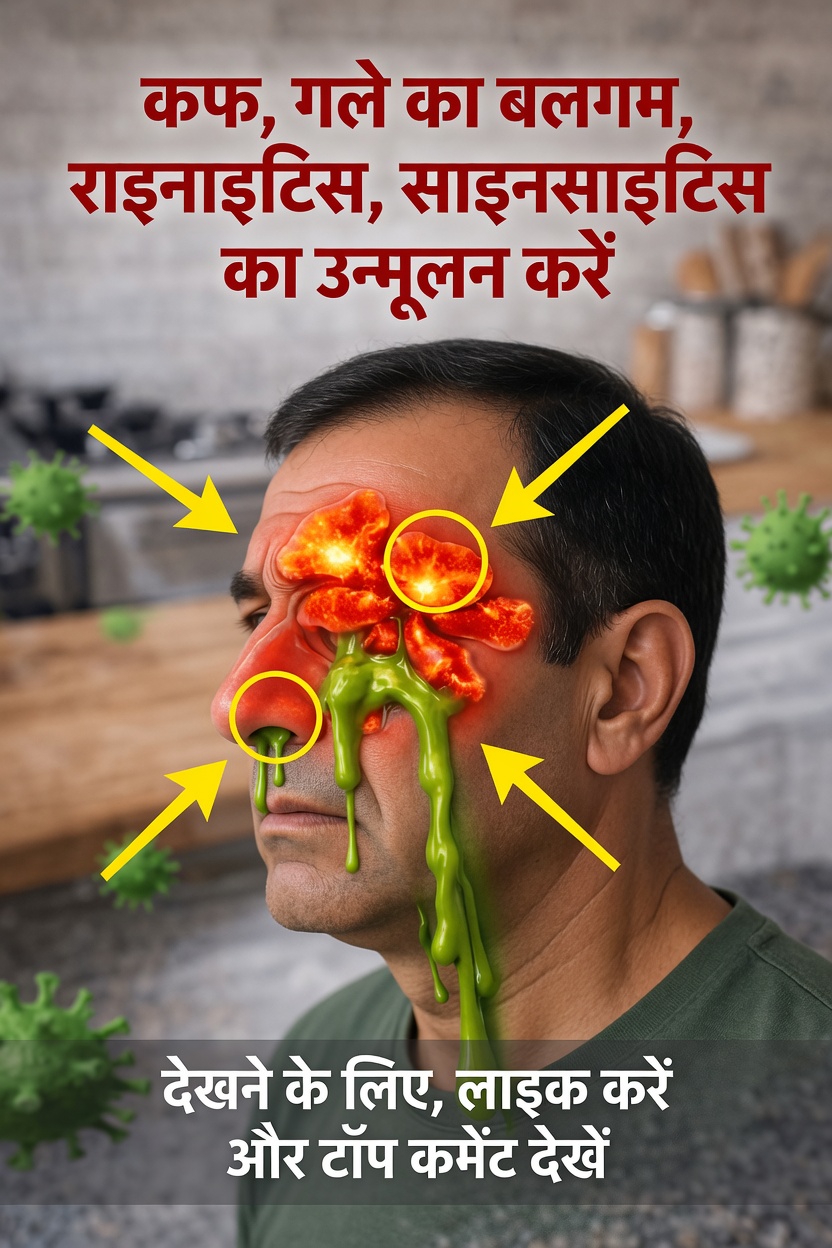 म्यूकस और कफ इतनी आसानी से क्यों जमा हो जाते हैं