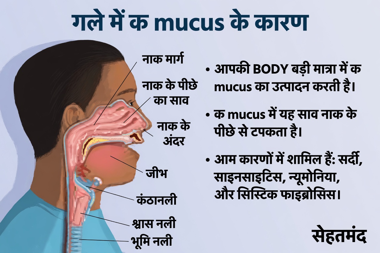 म्यूकस और कफ इतनी आसानी से क्यों जमा हो जाते हैं