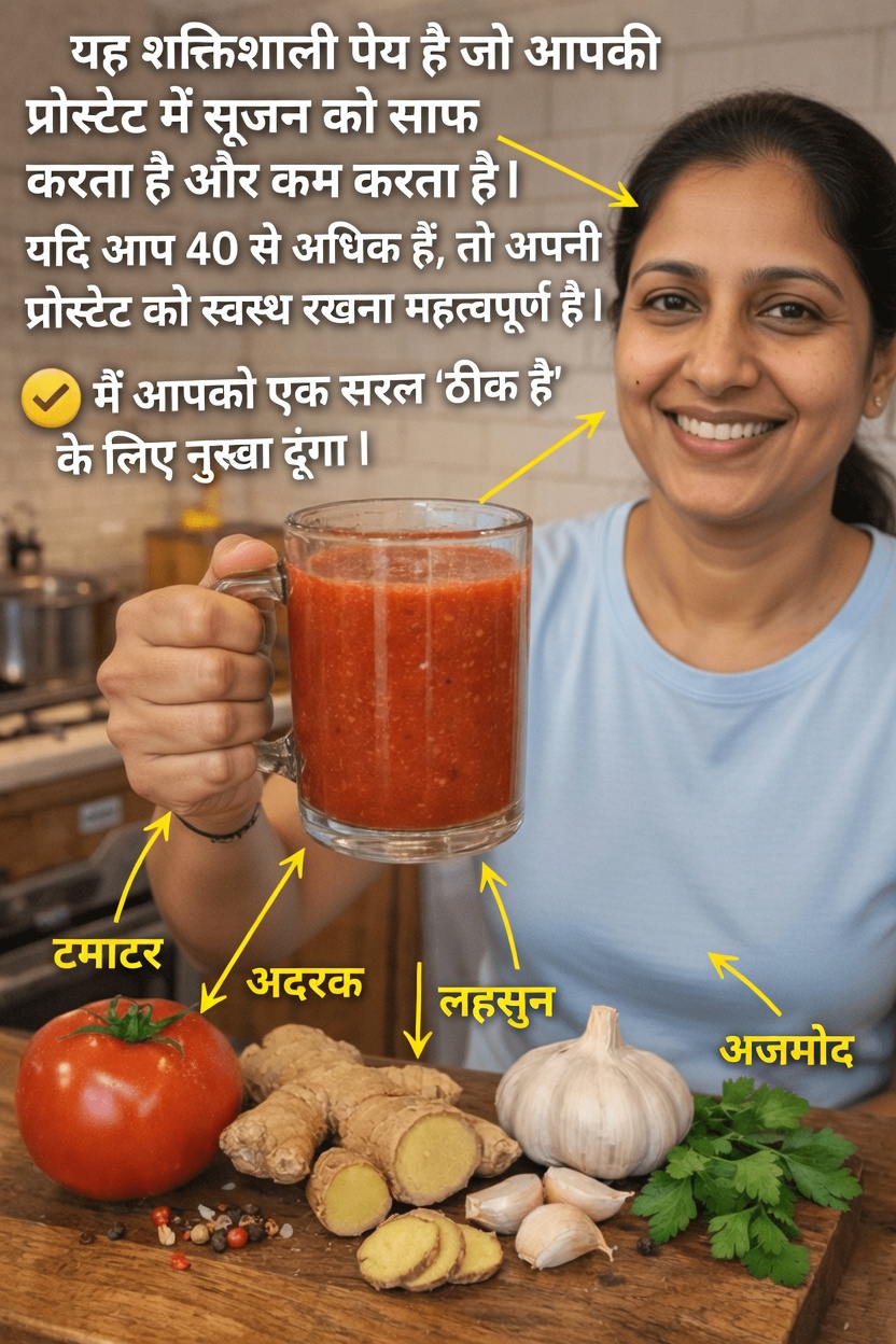 40 से अधिक उम्र के कई पुरुष प्रोस्टेट स्वास्थ्य के लिए अपनी दिनचर्या में शामिल कर रहे हैं एक सरल दैनिक पेय खोजें