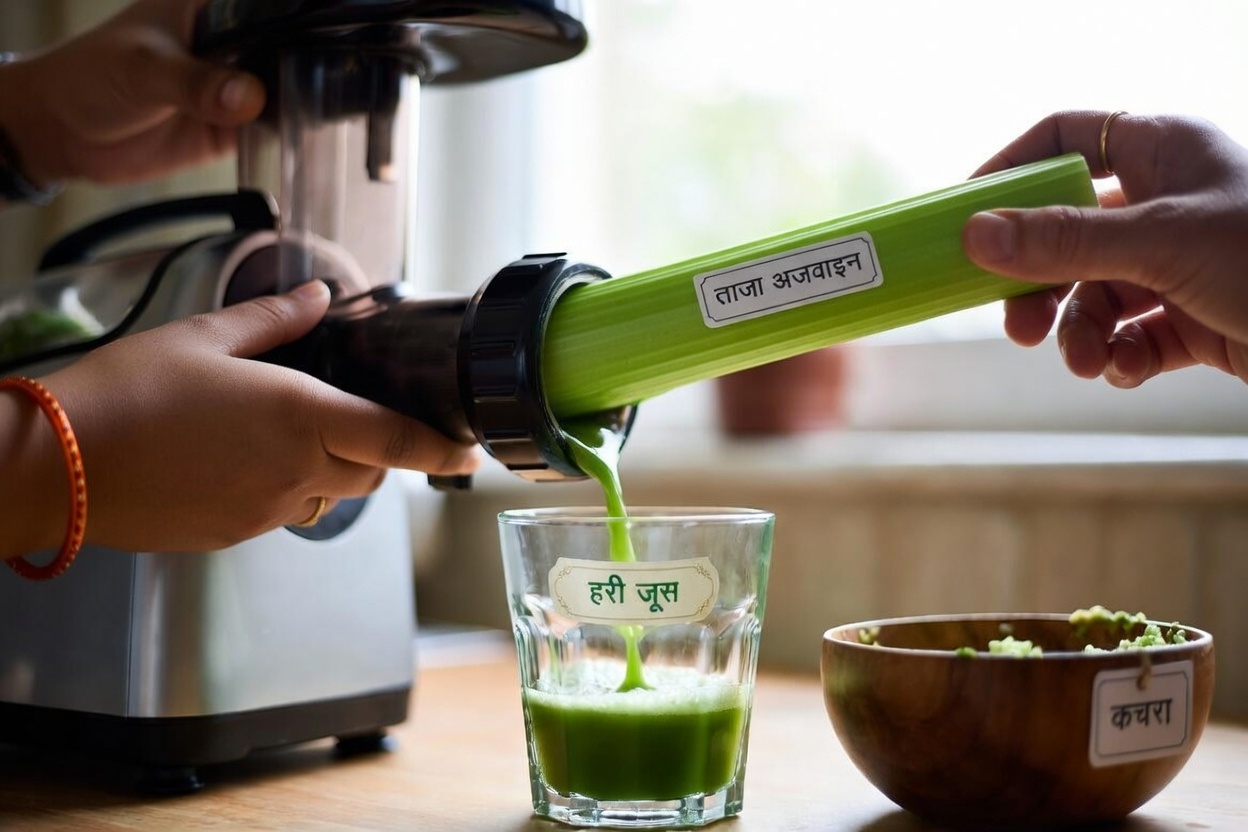 शक्तिशाली ग्रीन जूस की रेसिपी जिसके बारे में हर कोई बात कर रहा है: घर पर सेलेरी और पार्सले जूस कैसे बनाएं