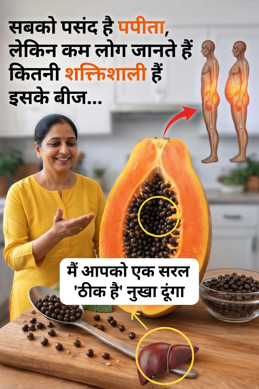 पपीते के बीज: जिस फल को सब पसंद करते हैं, लेकिन उसके अंदर छिपे शक्तिशाली बीजों के बारे में बहुत कम लोग जानते हैं