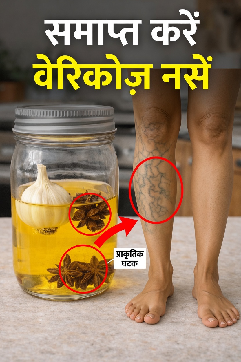 वैरिकोज़ नसों के लिए प्राकृतिक घरेलू उपाय: लहसुन, लौंग और जैतून के तेल की विधि