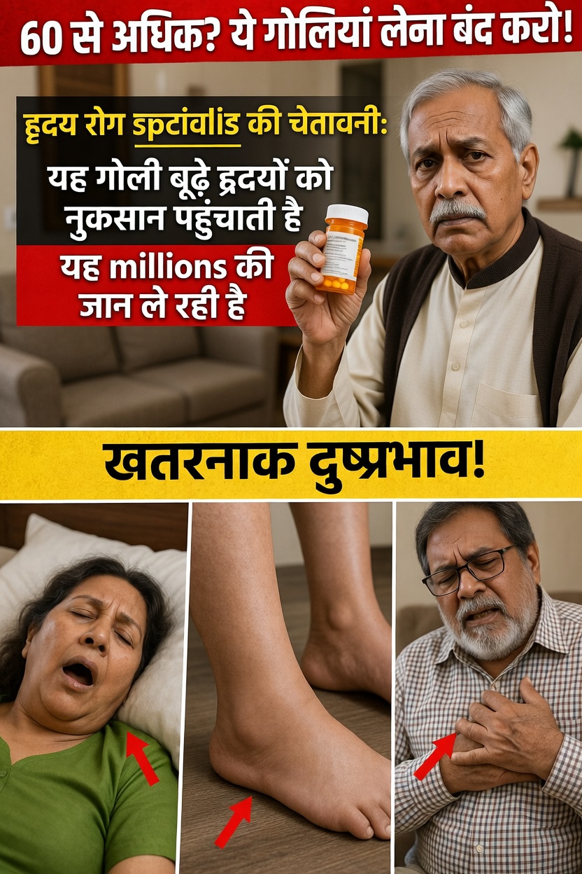 60 से अधिक उम्र और हृदय की दवाएं ले रहे हैं? ध्यान देने योग्य महत्वपूर्ण दुष्प्रभाव और बेहतर स्वास्थ्य के लिए सुझाव