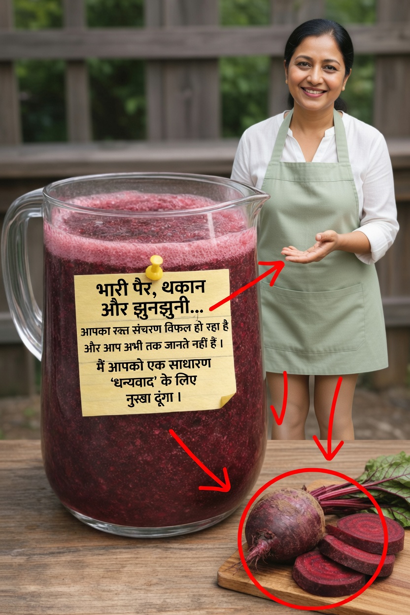 भारी पैरों, थकान और झुनझुनी का अनुभव हो रहा है? अपने रक्त संचार को सहारा देने के लिए व्यावहारिक सुझाव और एक प्राकृतिक नुस्खा जानें