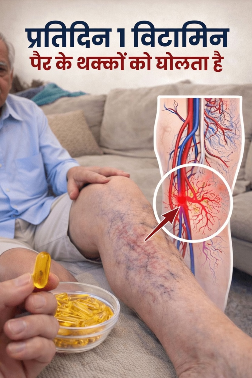 पैरों में खून के थक्के घोलने के लिए रोज़ 1 विटामिन: हृदय रोग विशेषज्ञ की सलाह