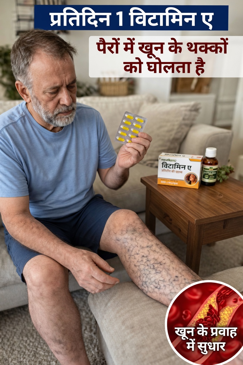 पैरों में खून के थक्के घोलने के लिए रोज़ 1 विटामिन: हृदय रोग विशेषज्ञ की सलाह