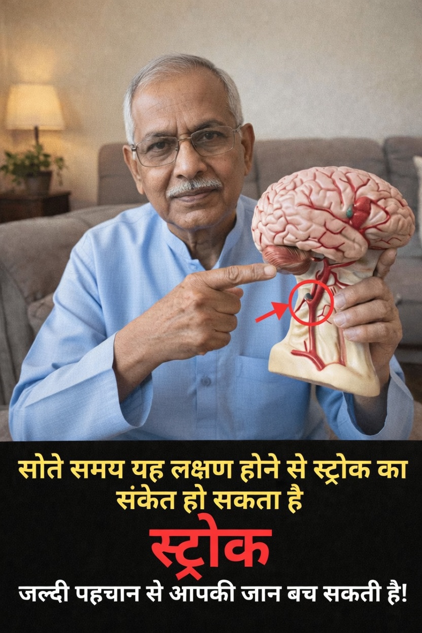 नींद के दौरान दिखने वाला यह लक्षण स्ट्रोक का संकेत हो सकता है – समय रहते पहचान आपकी जान बचा सकती है!