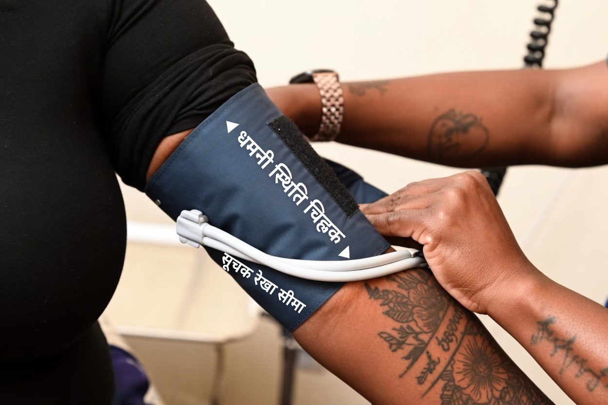 जॉन्स हॉपकिन्स के एक नए अध्ययन से पता चलता है कि रक्तचाप जांच के दौरान आपकी बांह की स्थिति आपके दिखाई देने वाले आंकड़ों को कैसे प्रभावित कर सकती है