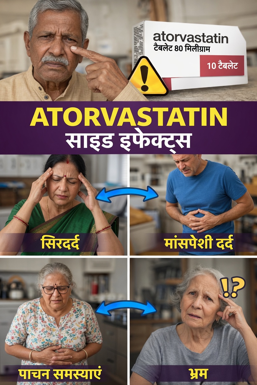 एटोरवास्टैटिन के दुष्प्रभाव: सामान्य प्रतिक्रियाओं के बारे में आपको क्या जानना चाहिए और उन्हें कैसे संभालें