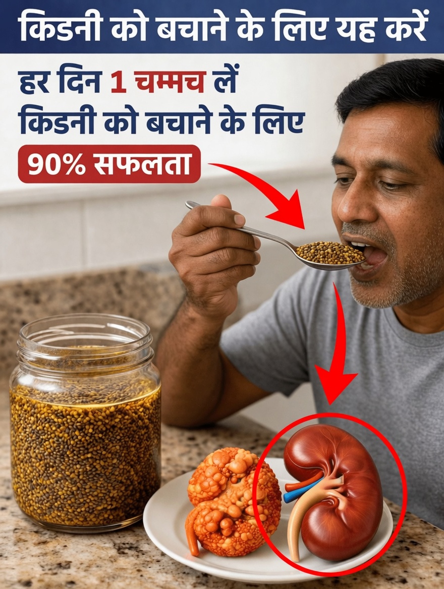 किडनी के स्वास्थ्य समर्थन के लिए अलसी के बीज और शहद का यह आसान रोज़ाना एक बड़ा चम्मच वाला उपाय जानें