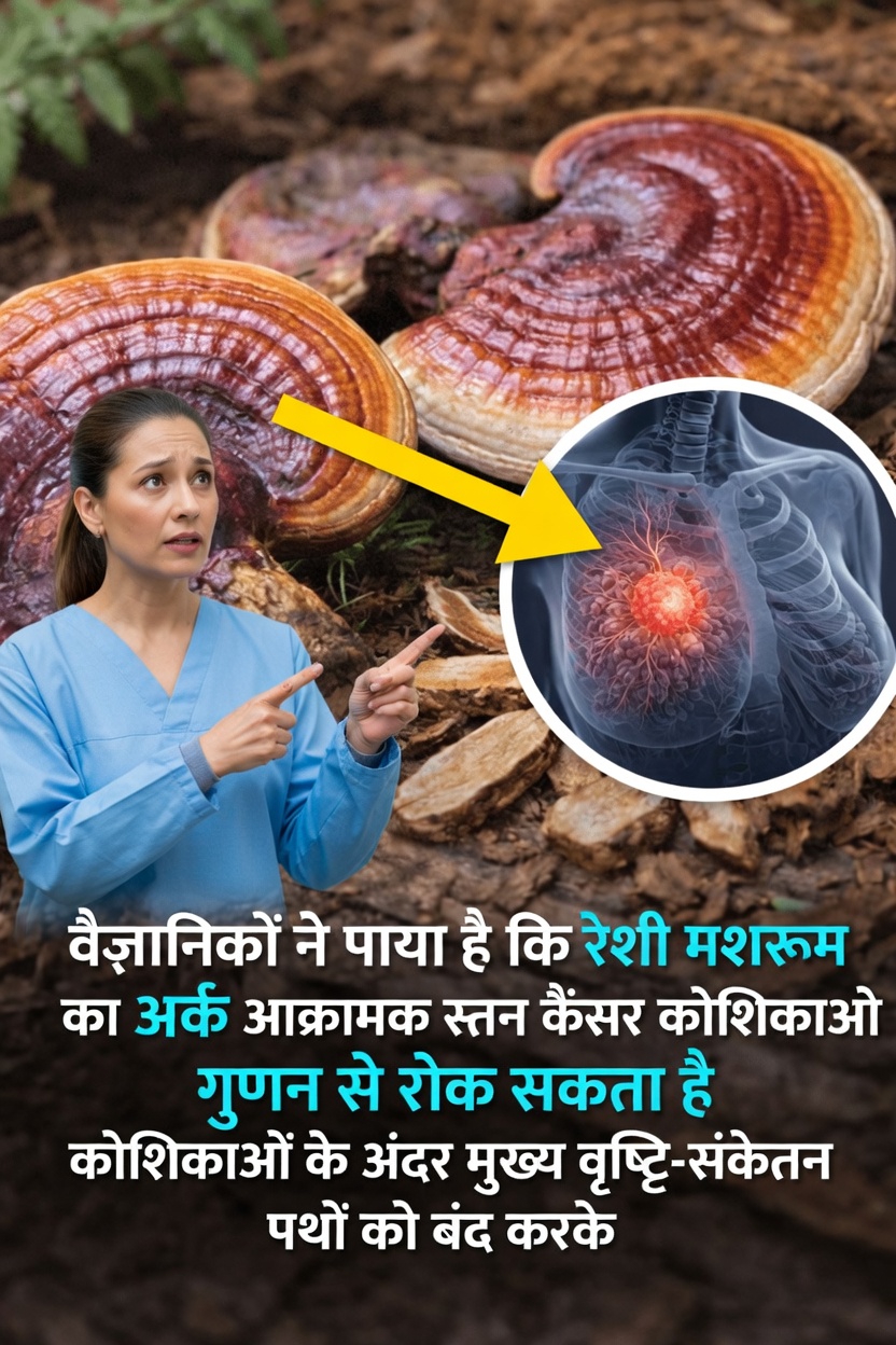 रेइशी मशरूम: गैनोडर्मा ल्यूसिडम और स्तन कैंसर कोशिका अनुसंधान के बारे में विज्ञान क्या कहता है