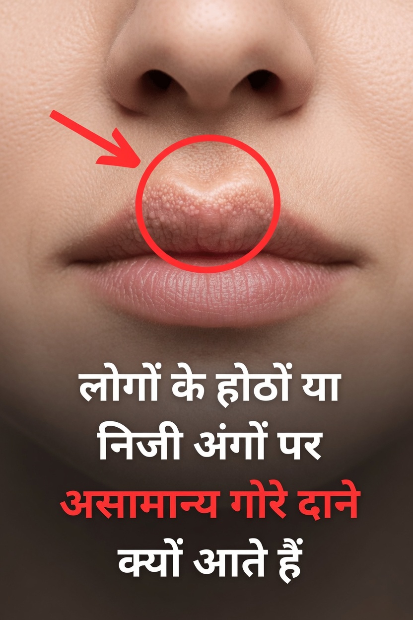 लोग अपने होंठों या निजी अंगों पर असामान्य छोटे सफेद दाने क्यों देखते हैं: एक सरल मार्गदर्शिका