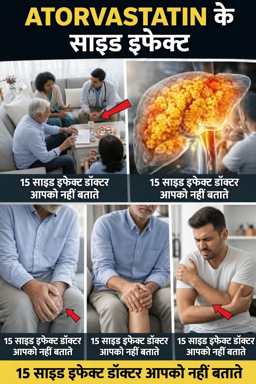 क्या एटोरवास्टेटिन लेते समय आपको असामान्य लक्षण महसूस हो रहे हैं? ध्यान देने योग्य 15 कम-ज्ञात दुष्प्रभाव