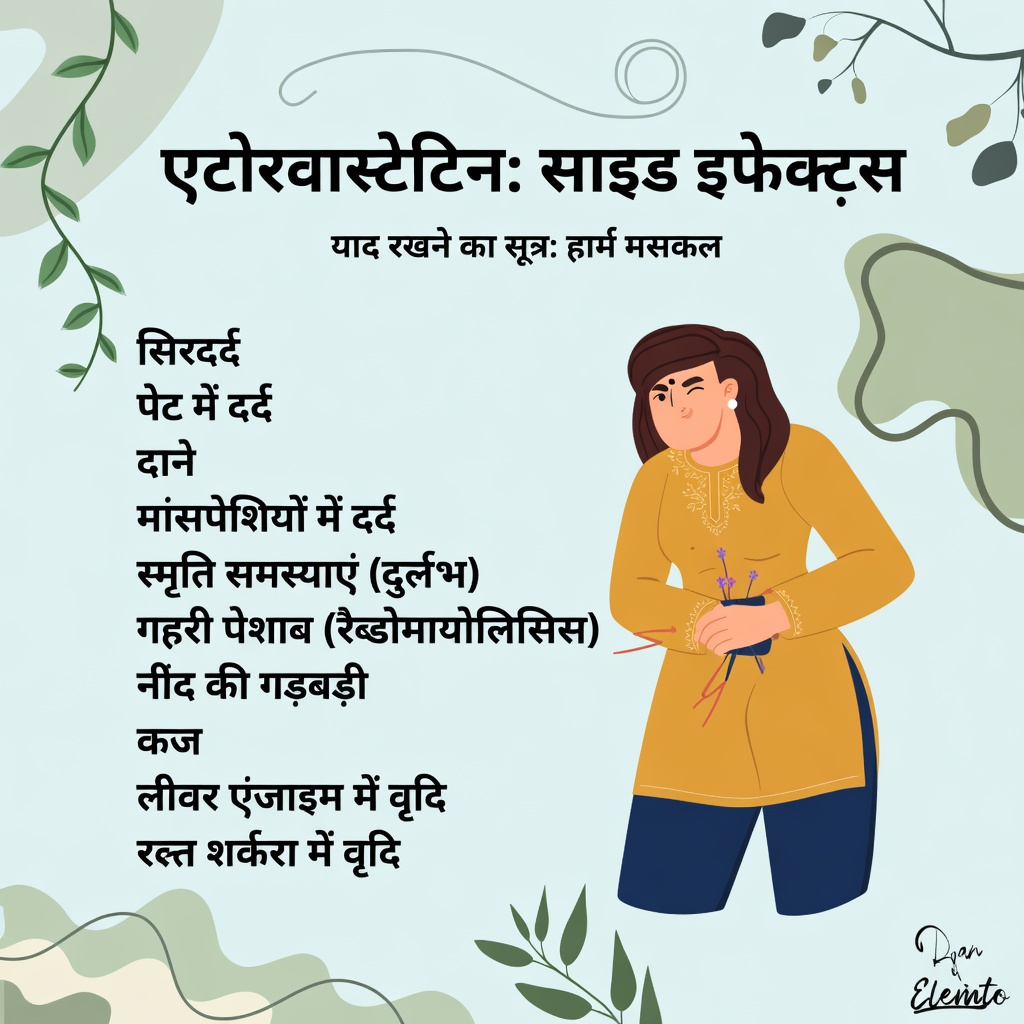 क्या एटोरवास्टेटिन लेते समय आपको असामान्य लक्षण महसूस हो रहे हैं? ध्यान देने योग्य 15 कम-ज्ञात दुष्प्रभाव